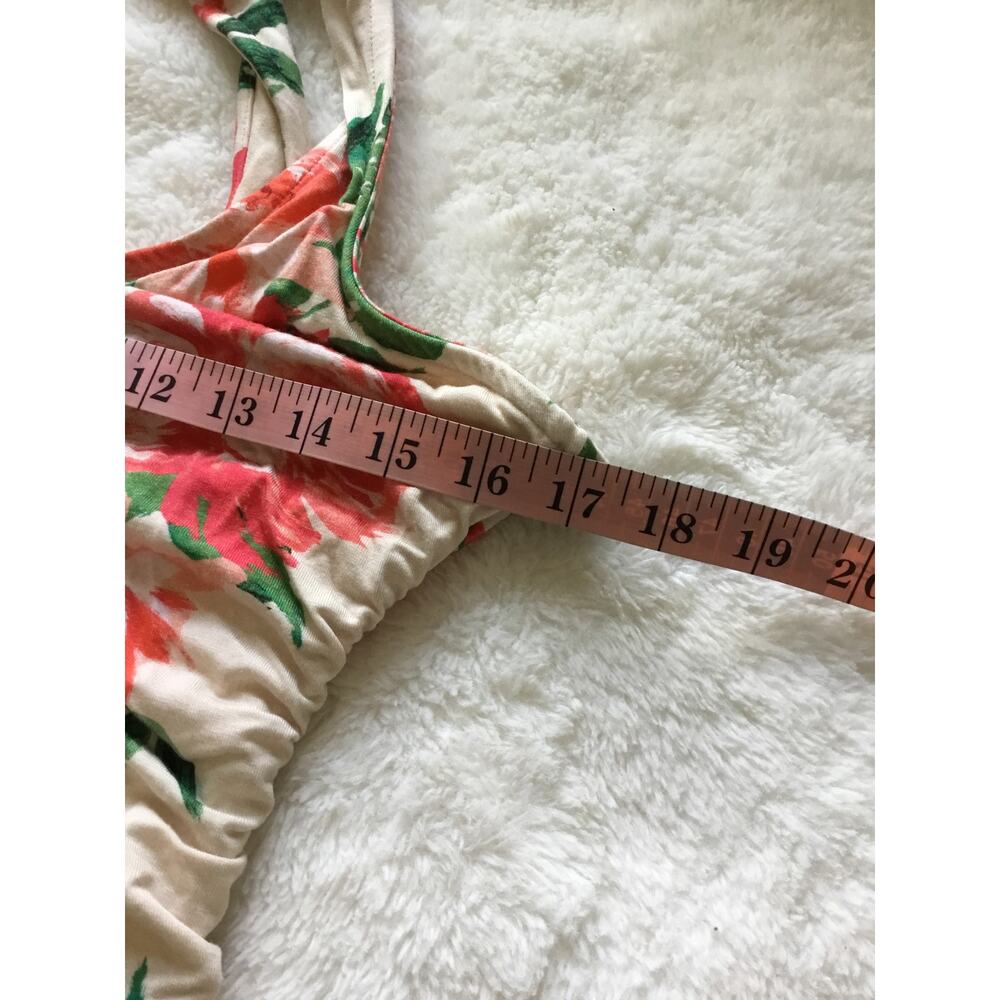 Anthropologie Cream Floral Eureka Racerback Dress - Picture 9 of 13